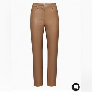 The Melina Wilfred Women’s Vegan Leather Pants Size 10
